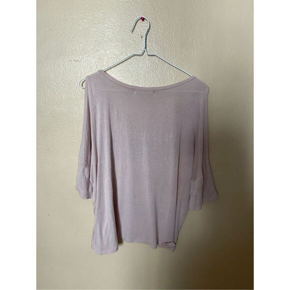 Project Social T Shirt Women's Large Pink Short Sleeve Boat Neck Boho - Picture 4 of 5